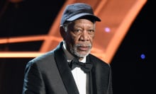 Morgan Freeman had 1 very blunt comment about his SAG Award statue