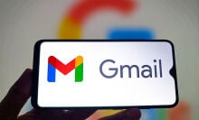Gmail logo on smartphone screen