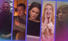 A composite of images from "Him," "The Chair Company," "The Substance," "Freakier Friday," and "How to Train Your Dragon."