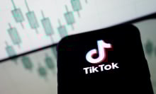 A TikTok logo seen displayed on a smartphone screen.