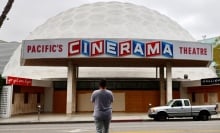 The Cinerama Dome in Los Angeles, Calif.