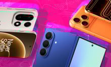 Composite image featuring OnePlus 15, Samsung Galaxy Z Fold 7, and iPhone 17 Pro