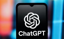 ChatGPT logo on a phone. 