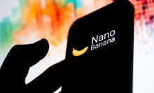 Nano Banana logo on smartphone screen