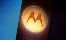 Motorola logo on building