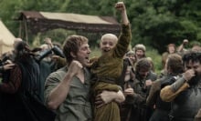 Peter Claffey and Dexter Sol Ansell in "A Knight of the Seven Kingdoms."