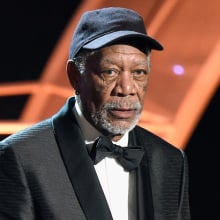 Morgan Freeman had 1 very blunt comment about his SAG Award statue