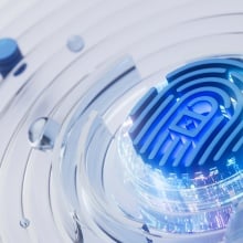 a fingerprint, digital lock illustration