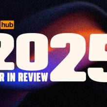 text reading pornhub year in review 2025