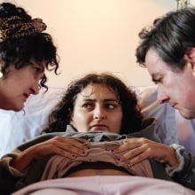 Hannah Lynch and Yvette Parsons play a mother and daughter dealing with an otherworldly pregnancy in "Mum, I'm Alien Pregnant." 