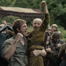 Peter Claffey and Dexter Sol Ansell in "A Knight of the Seven Kingdoms."