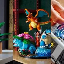 lego peace lily, lego pokémon, and lego star wars set with smart brick