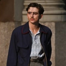Timothee Chalamet as Marty Mauser in "Marty Supreme"