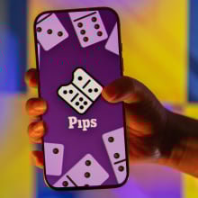 A phone with the Pips logo.