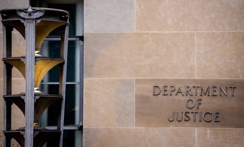 The Department of Justice offices in Washington, D.C.