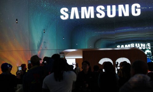 Samsung logo at CES 2026