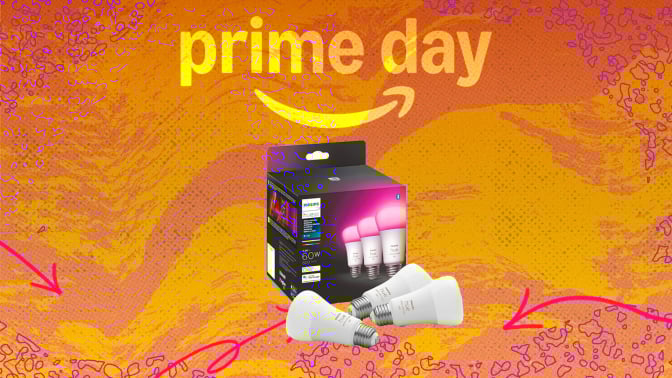 light bulbs on a splashy background