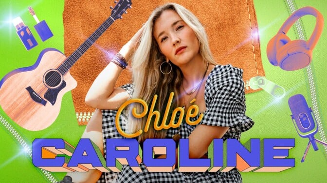 singer-songwriter Chloe Caroline for Mashable's In My Bag