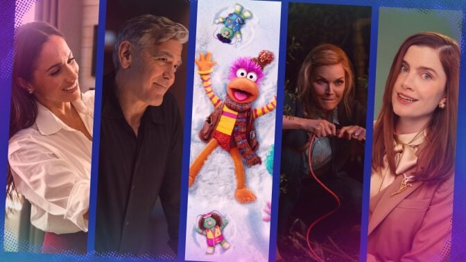 A composite of images from movies new to streaming. 