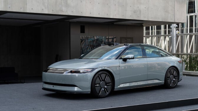 Sony Afeela car at CES 2025