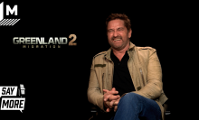 Gerard Bulter at the junket for Greenland 2