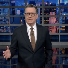 Stephen Colbert presents "The Late Show."