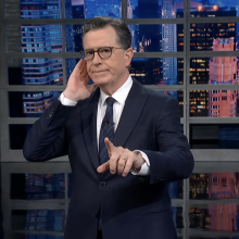 Stephen Colbert presents "The Late Show."