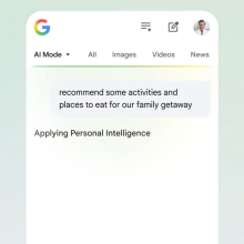 Personal Intelligence in AI Mode in Google Search
