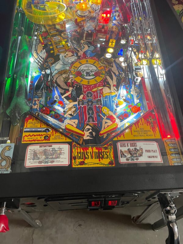 guns n roses pinball machine