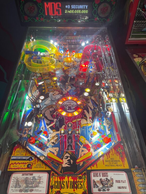 guns n roses pinball machine