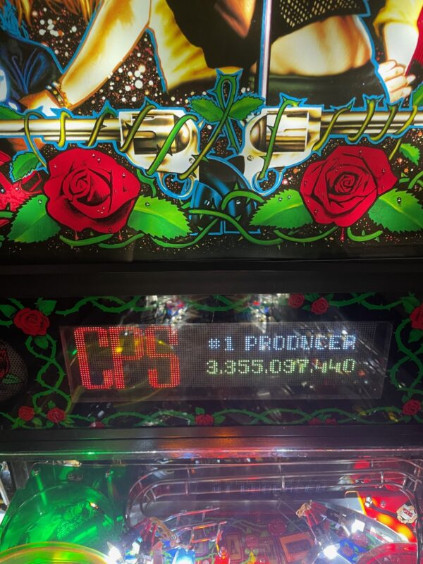 guns n roses pinball machine