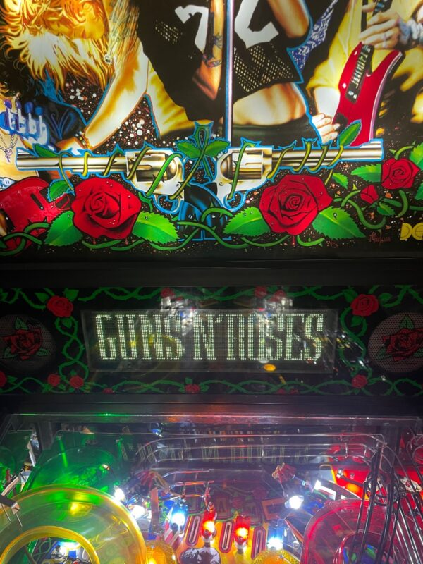 guns n roses pinball machine